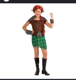 SHREK 4 FIONA WARRIOR DELUXE CHILD COSTUME