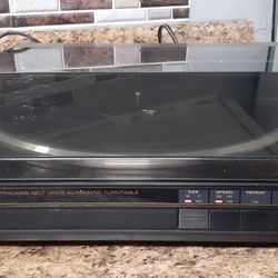 OPTIMUS VINTAGE BELT DRIVEN TURN TABLE  / TECHNICS DUAL TAPE PLAYER CLICK ON PICTURE YOU WILL GET FULL PICTURE SIZE READ BELOW 