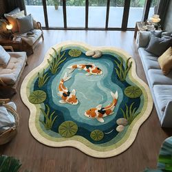 New Koi Pond Rug - Large
