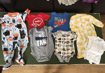 Baby clothes 6 months baby Dodger onesie