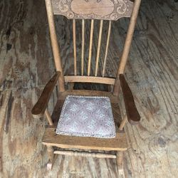 Vintage Child’s Rocking Chair Thumbnail