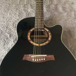 Ibanez AE black Accoustic-electric Guitar