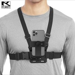 1 PC Adjustable Phone Clip Holder With Chest