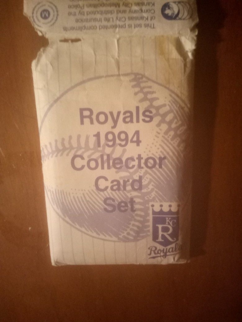 1994 Royals Collector Card Set