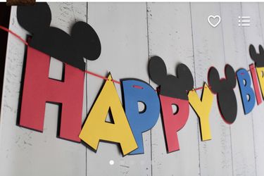 Mickey Mouse happy birthday