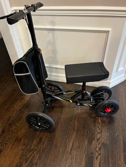BlessReach Deluxe Medical Scooter, a steerable all-terrain knee scooter