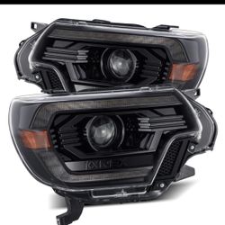 12-15 Toyota Tacoma Headlights LUXX Alpha Rex 