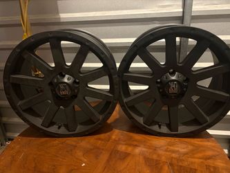XD Series Matte Black Wheels – Set of 2