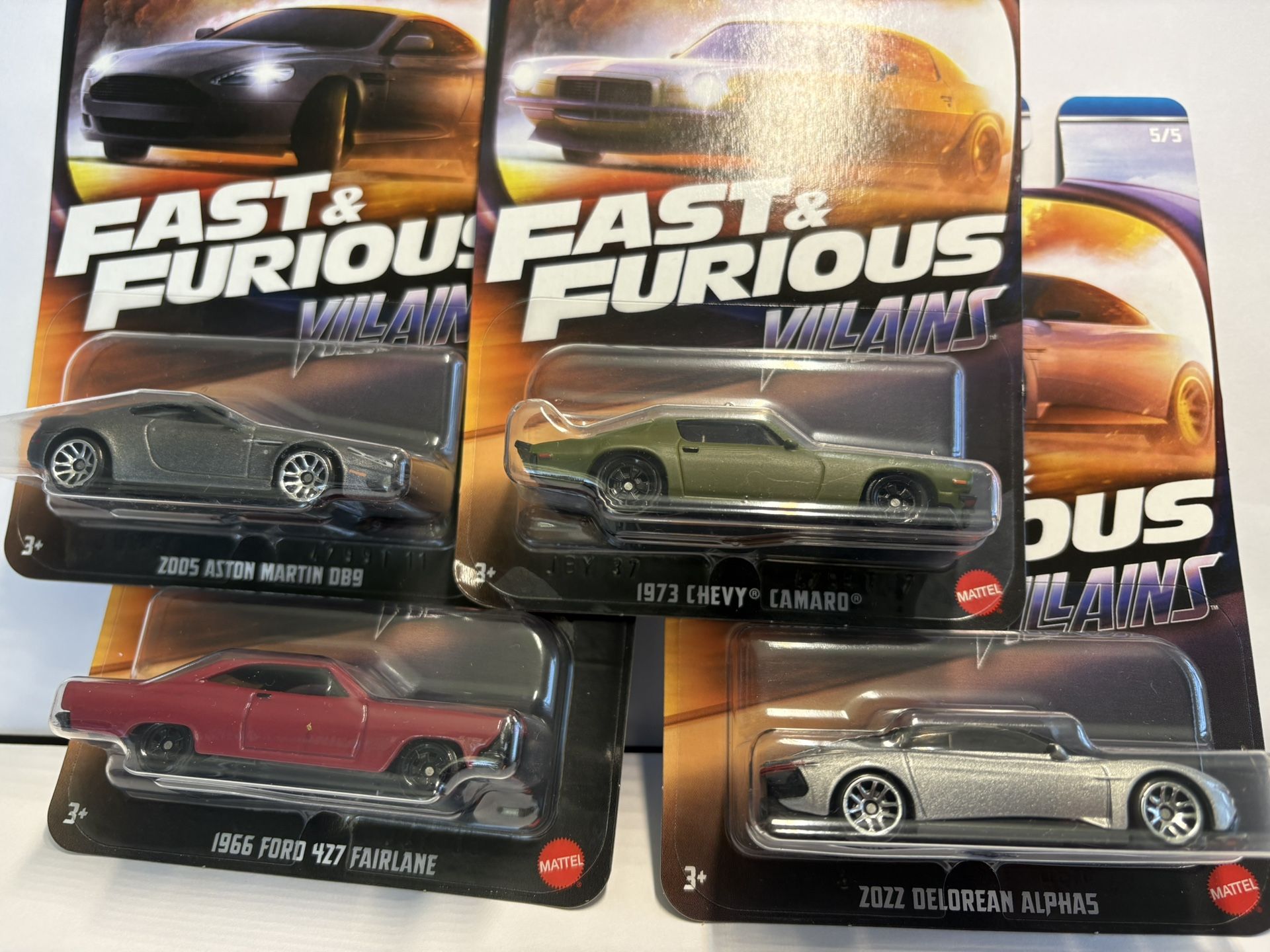 Hot Wheels 🛞 Silver Series Fast & Furious Villains 2-5