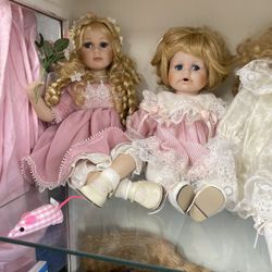 Porcelain Dolls A Few Of Many To Choose From!