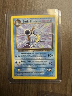 Dark Blastoise 4/110 Legendary Collection MP Non Holo Rare Pokémon TCG  vintage 