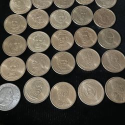 $1 President Coins 