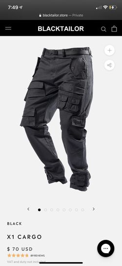 Black Cargo Pants