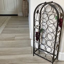 Wrought Iron Wine Rack