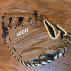 Wilson A900 33" Brown Aura Fast Pitch Catchers Mitt Rht Right Hand Throw AO9RF20FPCM SOFTBALL Glove