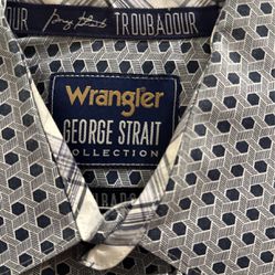 George Strait Troubadour western dress Shirts 