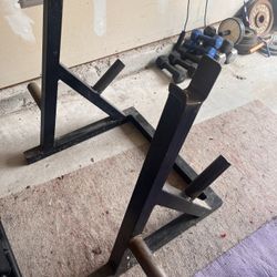 Weight Tree & Bar Holder, Decline Bench