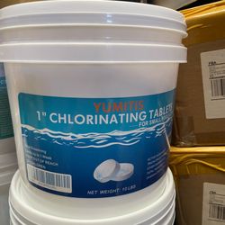 10lb. 1” Swimming Pool Chlorinating Tablets Chlorine Tablets Tabs