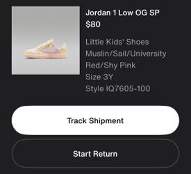 Jordan 1 Retro Low OG SP Travis Scott Shy Pink 3y