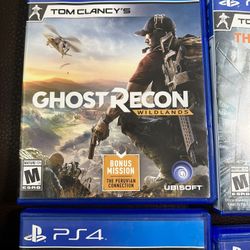 PS4 Games In Perfect Condition $30