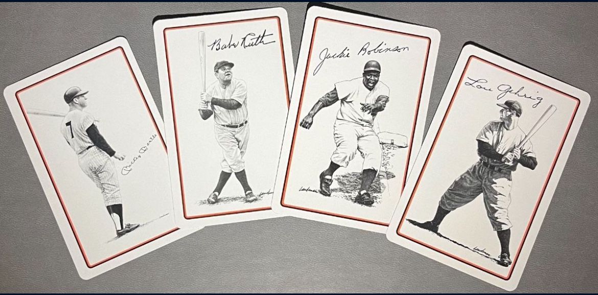 Vintage Baseball Playing Cards 