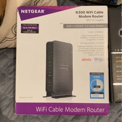 Netgear N300 Wifi Cable Modem And Router