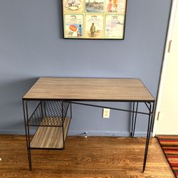 vintage hairpin leg small desk