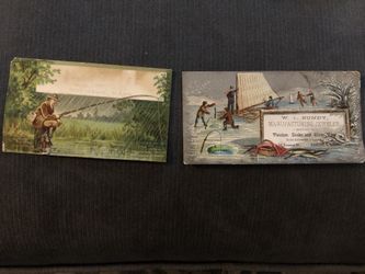 Old Fishing Cards