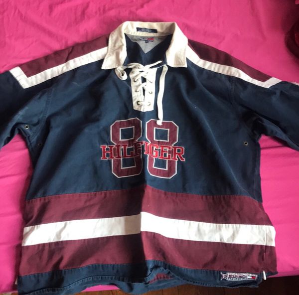 Xl Vintage Tommy Hilfiger Rugby Shirt For Sale In Queens Ny Offerup
