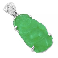 925 sterling silver Buddha pendant
