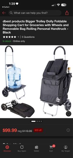 🛍️ Folding Trolley Dolly 🛒