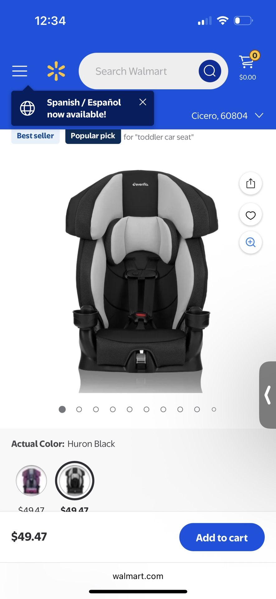Toddler Car Seats Evenflo
