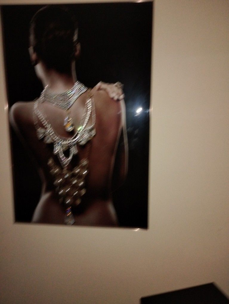 Painting Of A Beautiful Black Woman'S Back