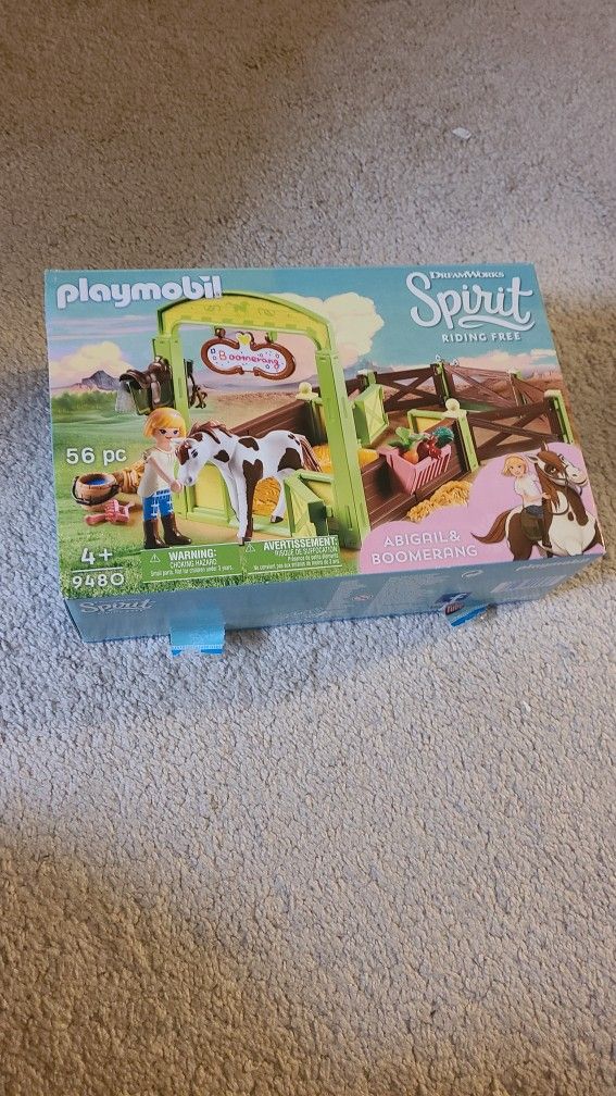 Spirit Riding Free Playmobil Set - Abigale And Boomerang