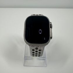 Unlocked Apple Watch Ultra 49MM Natural Titanium Nike Sport Band MQEV3LL/A