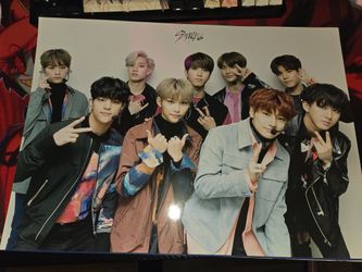 Stray kids posters plus sticker sheet kpop idol