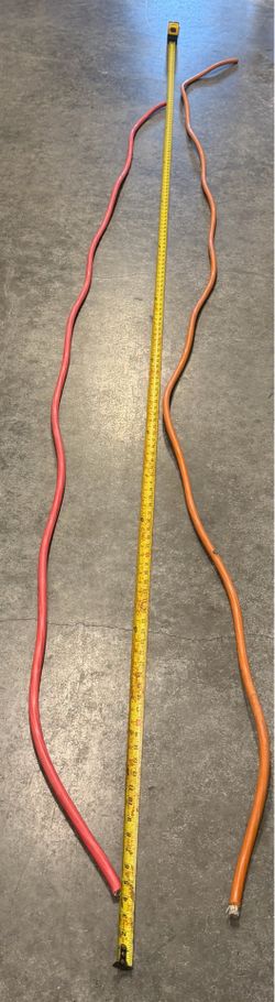 2/0 OFC wire. Two lengths 11’6” and 13ft