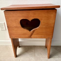 Wood Potato  & Onion Vegetable Bin/ Box