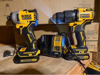 New dewalt Atomic hammer drill drill set