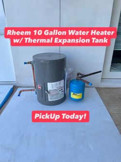 Rheem 10 Gallon Water Heater with Thermal Expansion Tank