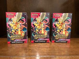 Ascended booster bundle lot of 3