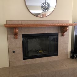Fireplace mantle 