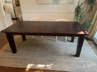 Solid Wood 7ft Dining Table
