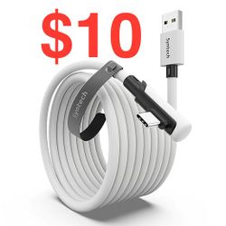 Syntech Link Cable 16FT for PCVR Compatible with Oculus/Quest 16ft, White An
