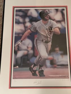 Will Clark Autographed Lithograph