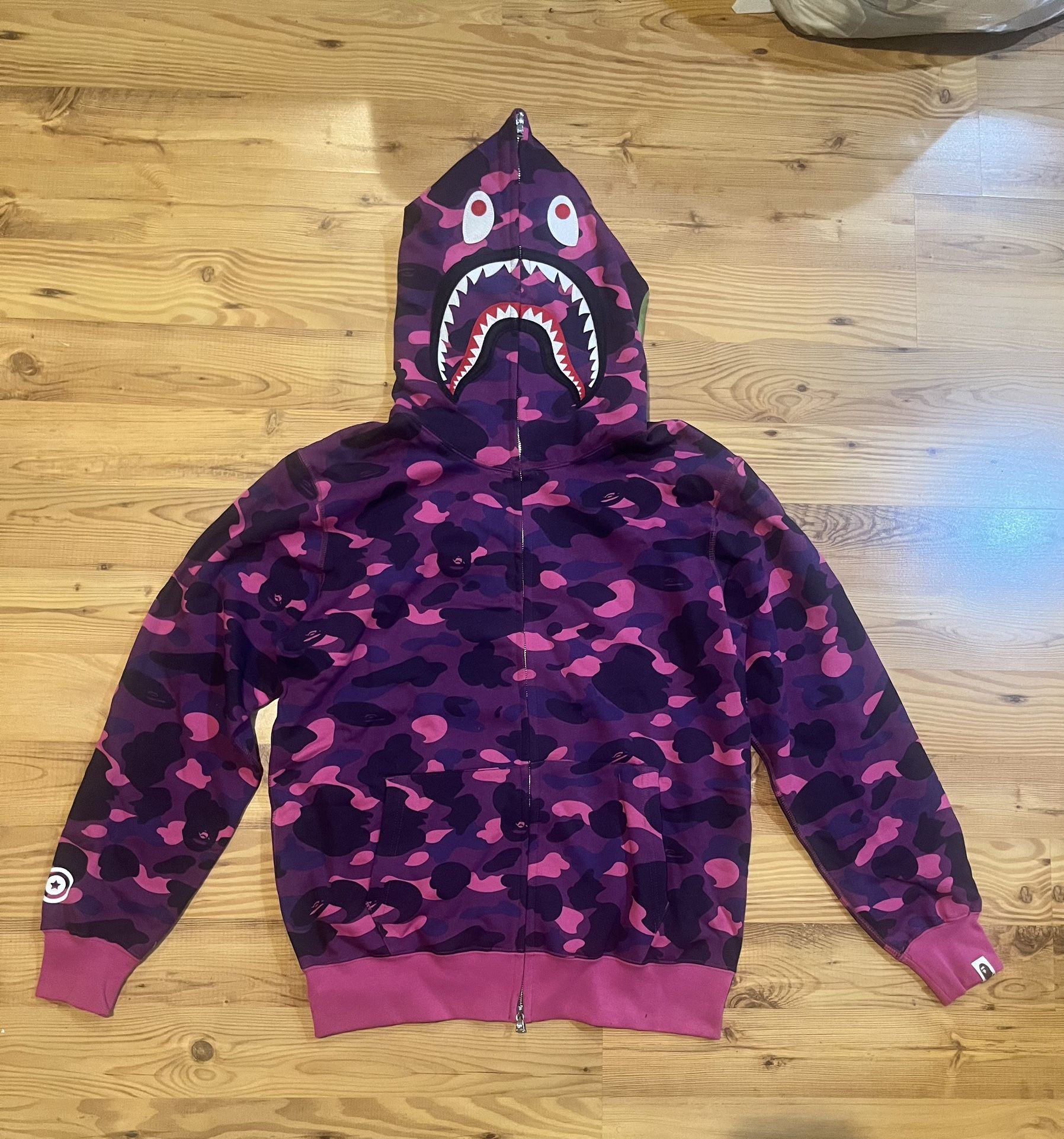 Bape Hoodie Purple ABC Camo