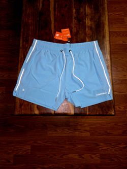 YoungLA Men's Sky Blue Athletic Shorts