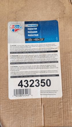 2005 Chevy Silverado 2500hd Lly Duramax 6.6L Radiator