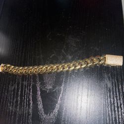 Gold Plated Cuban Bracelet 