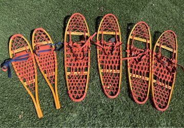 RARE Vintage Iverson Seek Wilderness Snow Shoes 3 Pair Lot